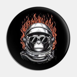 cool monkey Pin