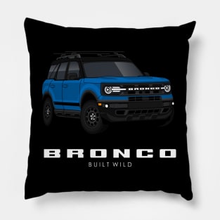 Bronco Cars Built Wild Pillow