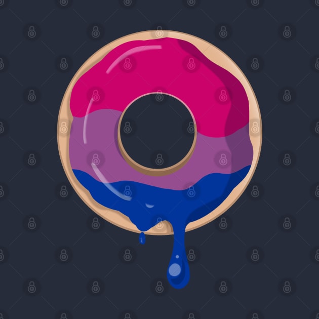 Bi Pride Donut by LittleGreenHat