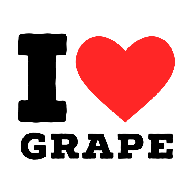 i love grape by richercollections