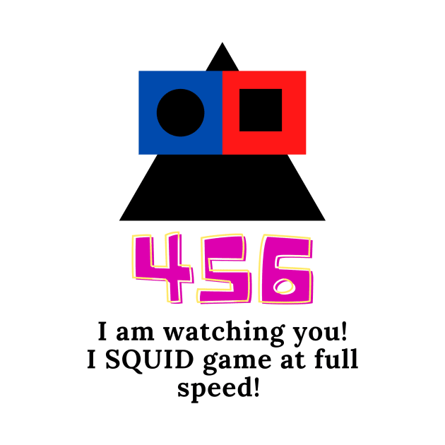 Full speed squid gamer t shirt by Muymedia