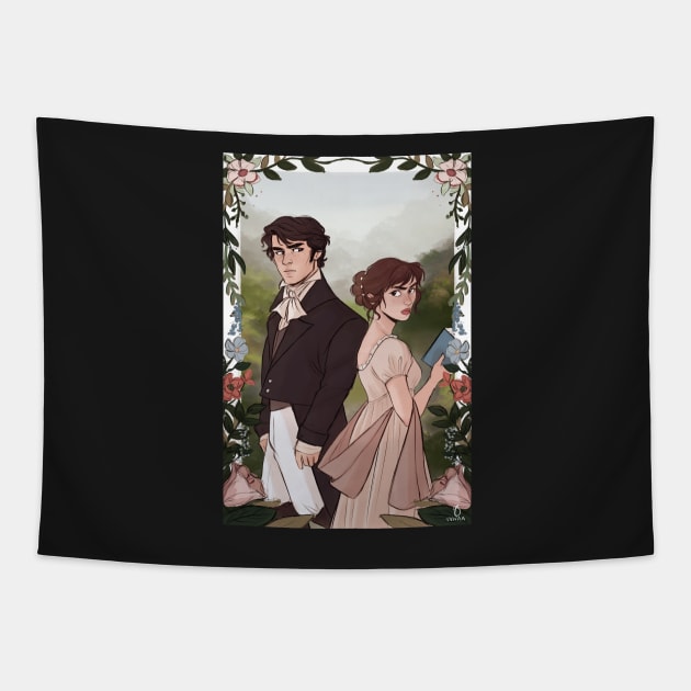 Pride and Prejudice Tapestry by vvivaa