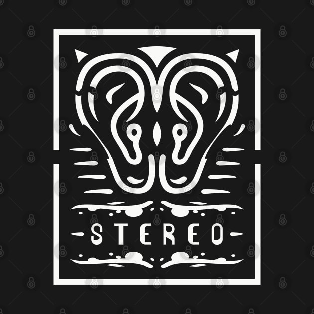 Stereo (White) by PEARSTOCK