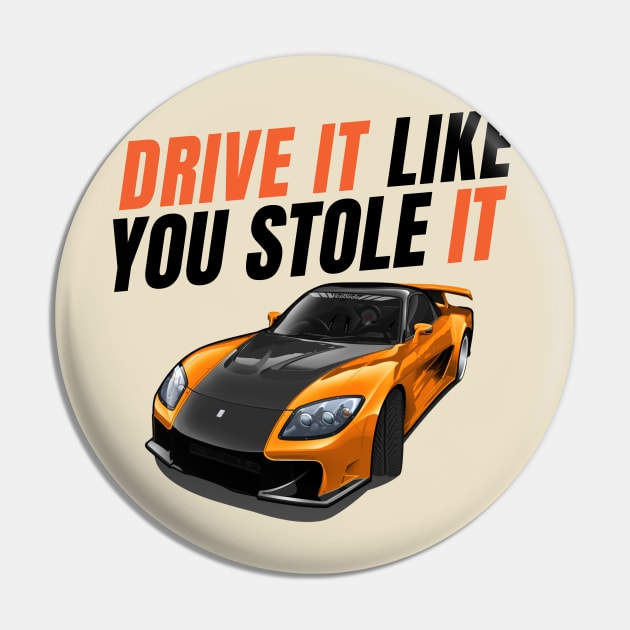 Drive it like you stole it { Tokyo drift Han's RX7 } Pin by MOTOSHIFT