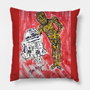 c-3po and R2D2 Star Wars Droids Pillow