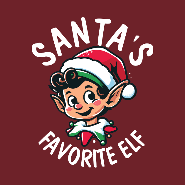 Santa's Favourite Elf - With Text by Sorry Frog