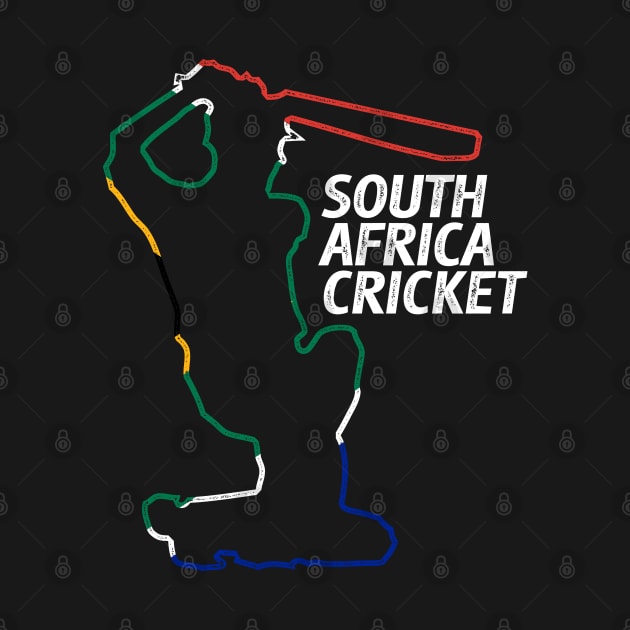 South African Cricket & Flag by BraaiNinja