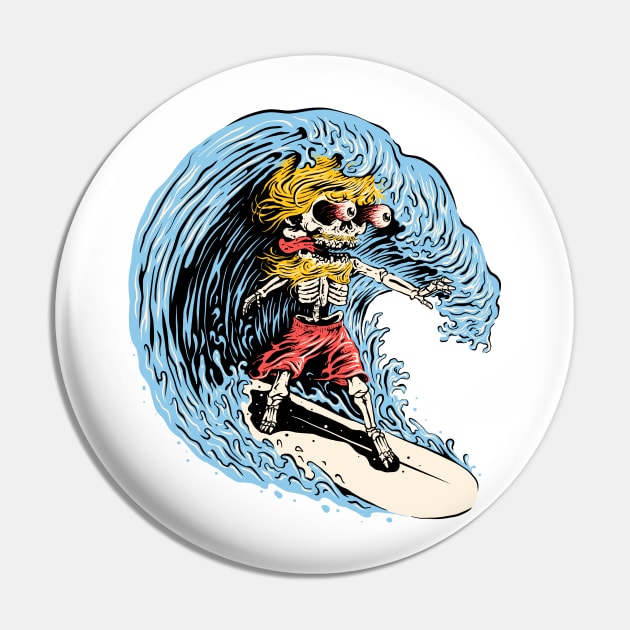 Surfboarding Pin by quilimo