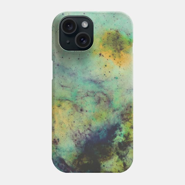 Green & Yellow Marble Texture Phone Case by MarbleTextures