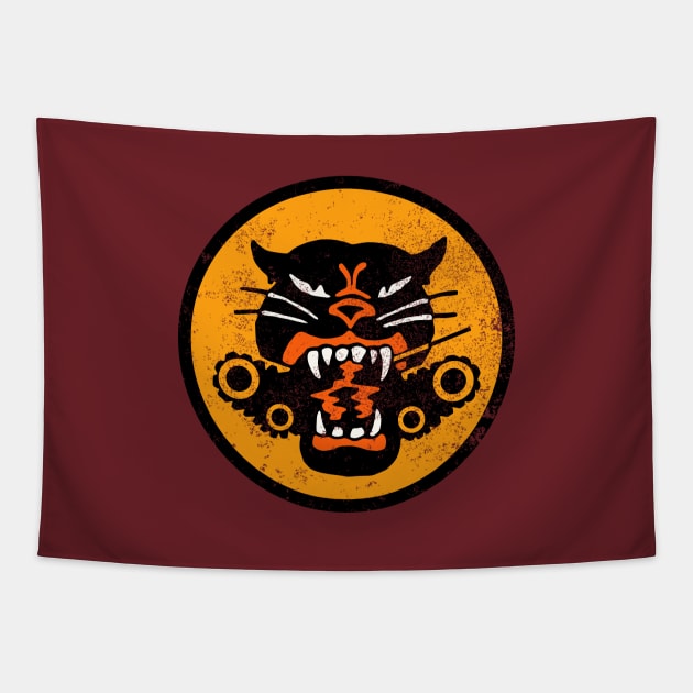 Tank Destroyer Patch (distressed) Tapestry by TCP