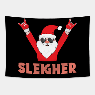 SLEIGHER santa Tapestry