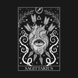 Zodiac sign tarot card Sagittarius T-Shirt