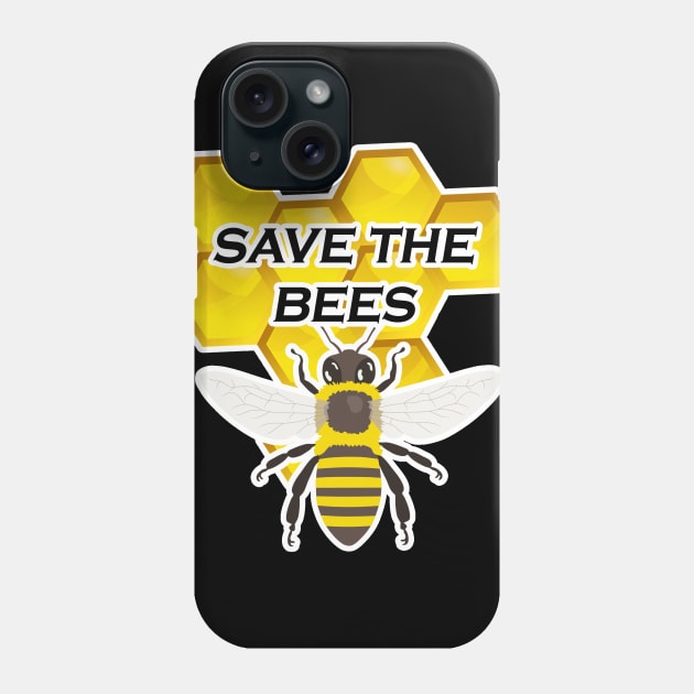 Save the bees Phone Case by Razan4U