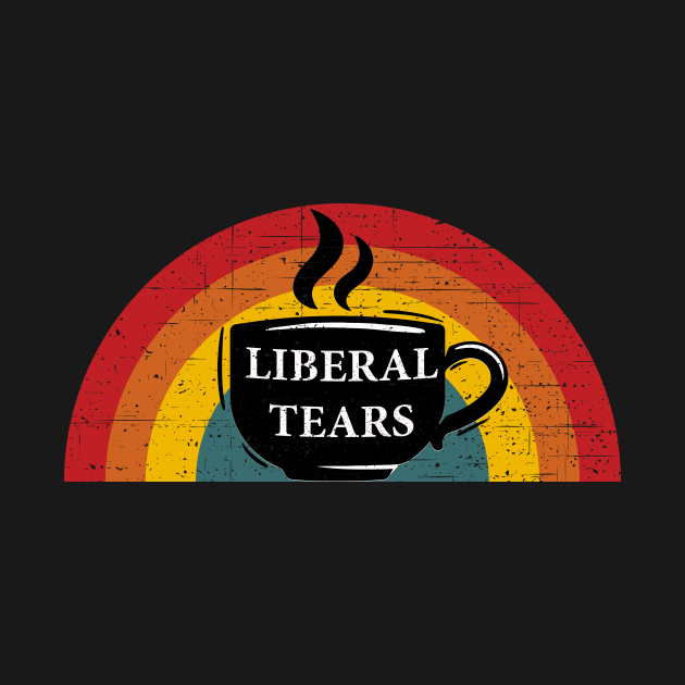 Liberal Tears Sunset Retro Gift by Creative Endeavors