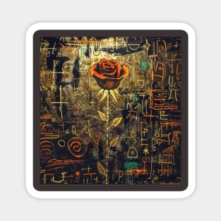 Egyptian Art Symbols: Mother's Day Roses Magnet