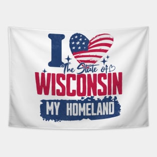 Wisconsin my homeland Tapestry