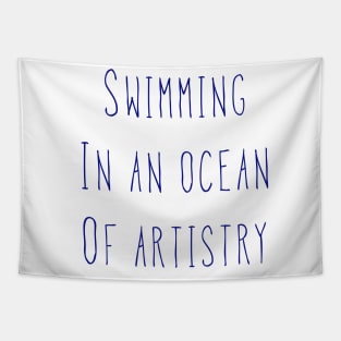 Swimming In An Ocean Of Artistry Tapestry