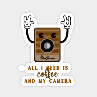 All I need is coffee and my camera Magnet