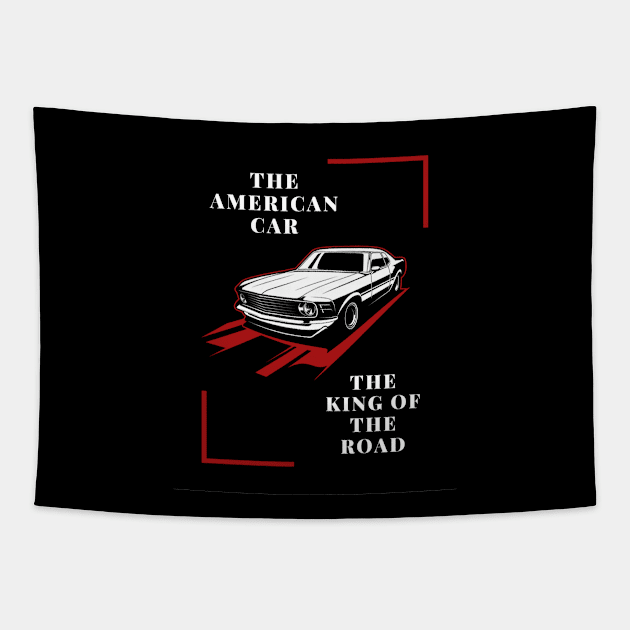 american car Tapestry by munoucha's creativity