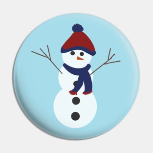 Snowman Pin