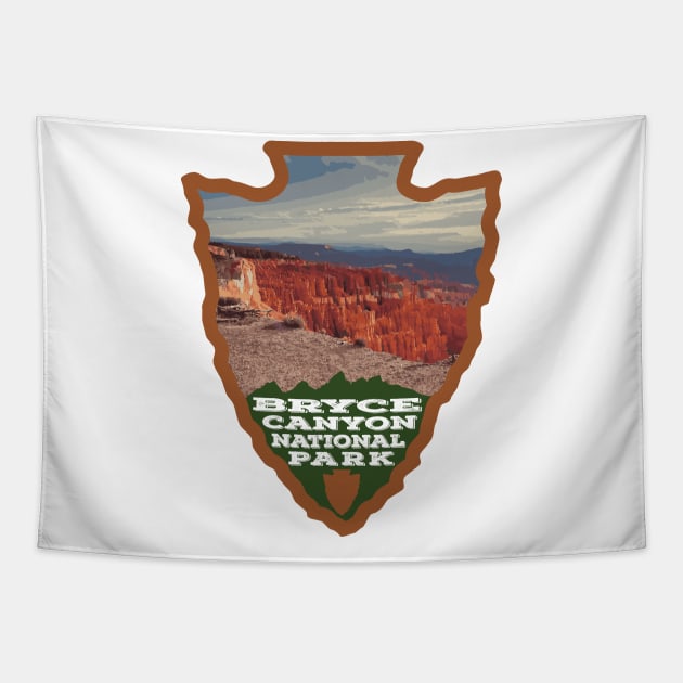 Bryce Canyon National Park arrowhead Tapestry by nylebuss