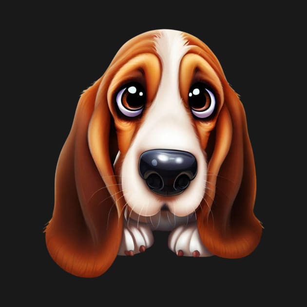 Furrific Basset Hound by Art By Mojo