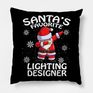 Santas Favorite Lighting Designer Christmas Pillow