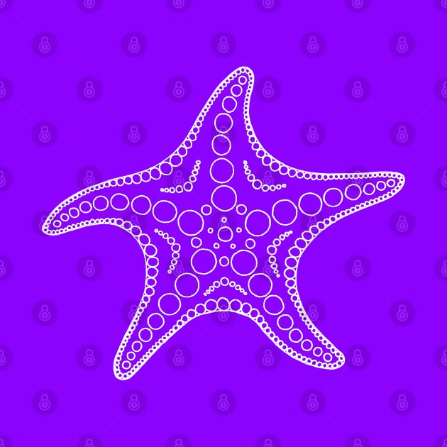 Starfish (white/purple) by calenbundalas