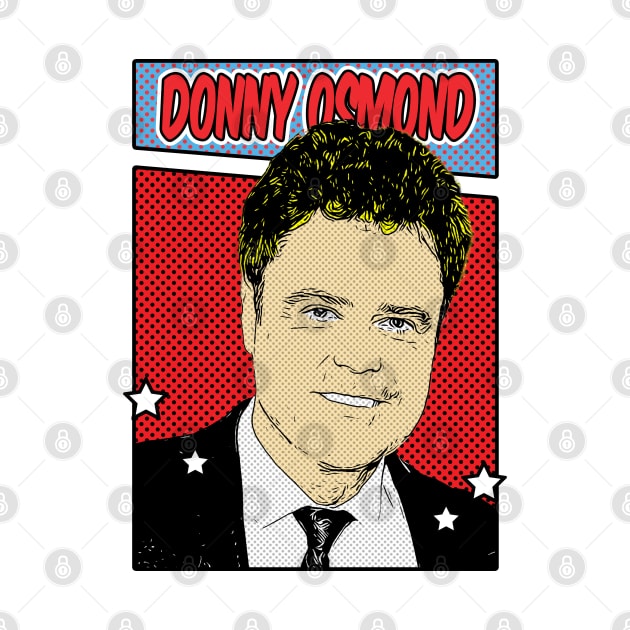 Donny Osmond 80s Pop Art Comic Style by Flasher