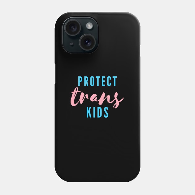 Protect Trans Kids LGBT Youth flag colours Phone Case by JustSomeThings