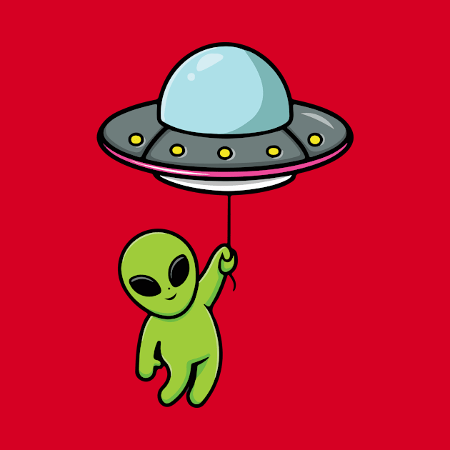 Funny UFO Alien Desing by SGcreative