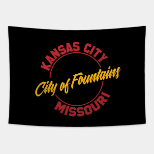 Kansas City - City Of Fountains Tapestry