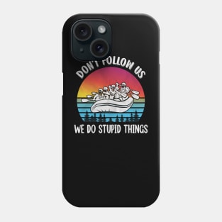 Retro Vintage kayaking Phone Case