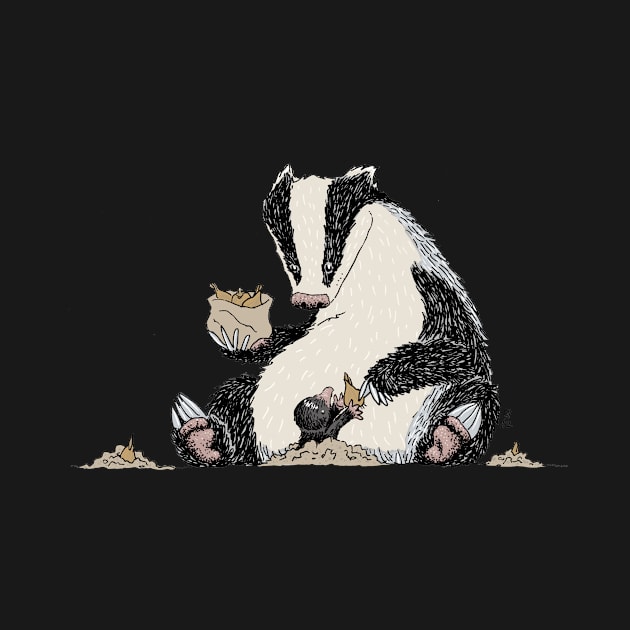 Planting Badger by shiro