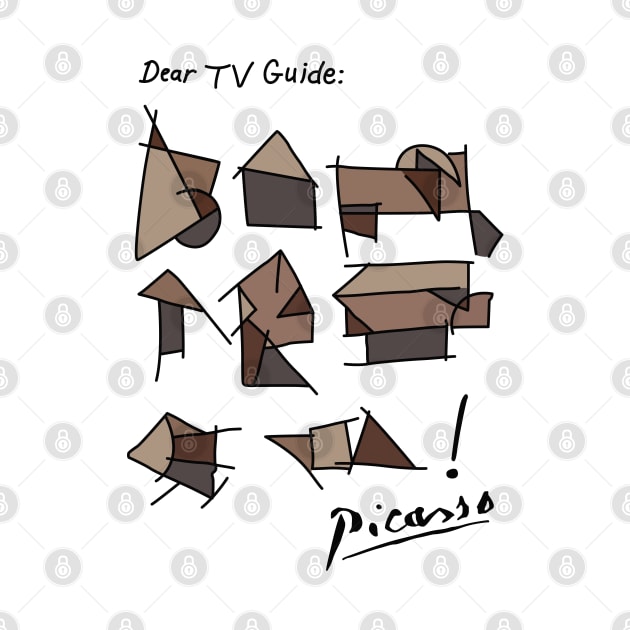 Picasso TV Guide Letter by saintpetty