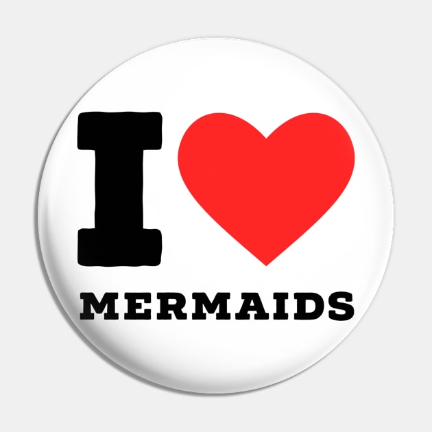 i love mermaid Pin by richercollections