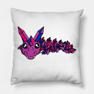 Bisexual Pride Fidget Crystal Dragon Pillow