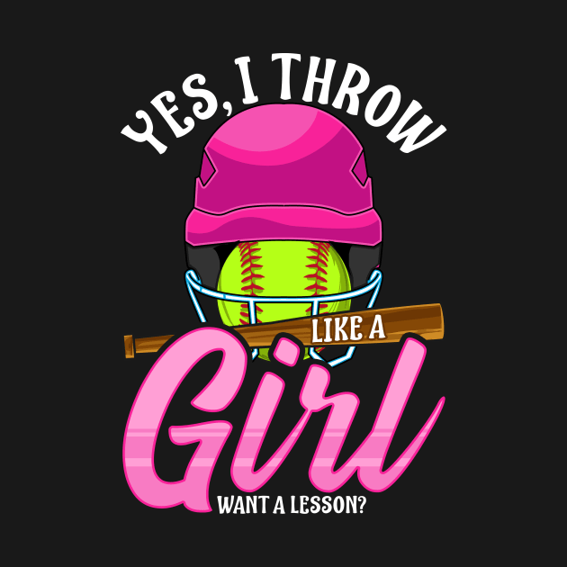 Funny Yes, I Throw Like a Girl Want a Lesson? by theperfectpresents