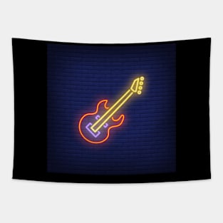 Cool Bass Guitar For Musicians Live Music Lovers Tapestry