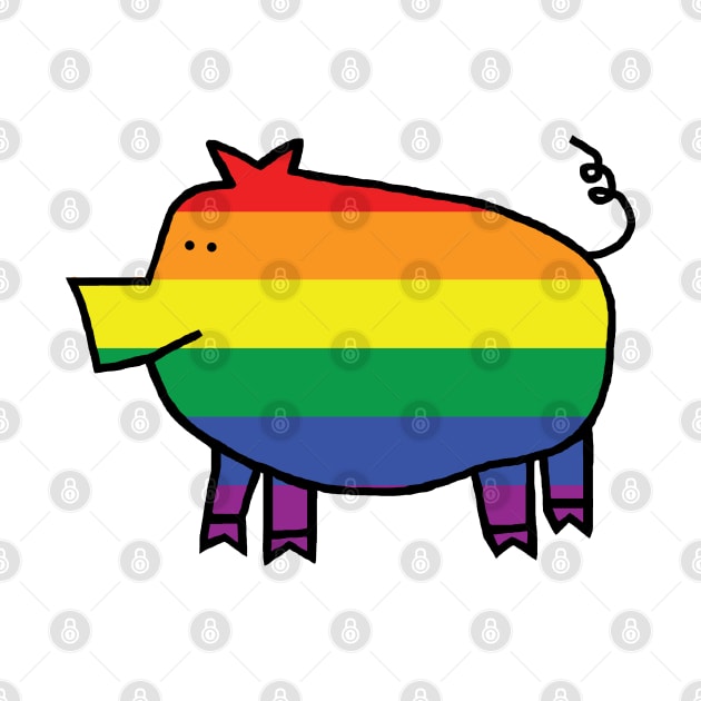 Pride Pig by ellenhenryart