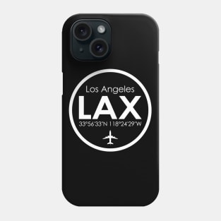 LAX, Los Angeles International Airport, USA Phone Case