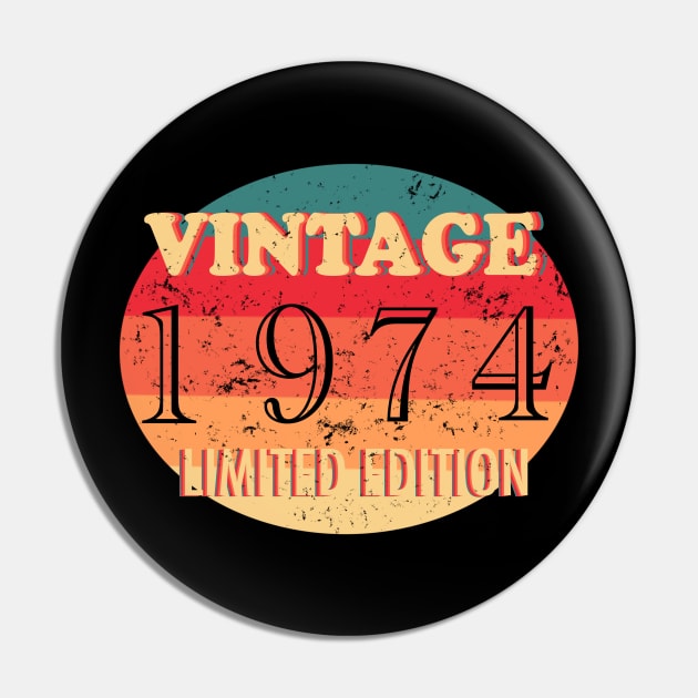 Vintage 1974 Limited Edition Pin by Whisky1111