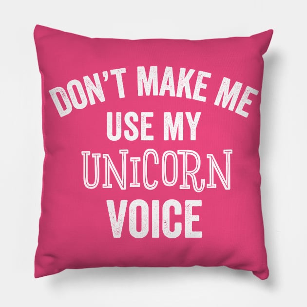 Funny Unicorn Gift Voice Special Rare Person Fantasy Unique Pillow by HuntTreasures