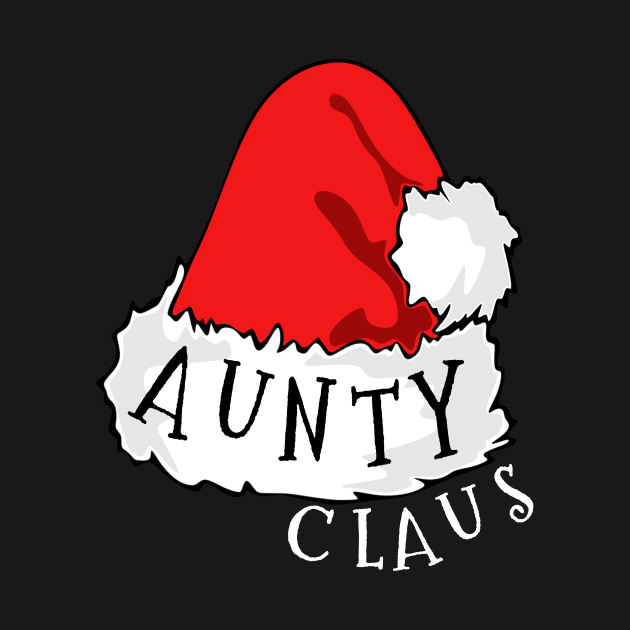 Aunty Claus Santa Hat Christmas Matching Family Pajama by PowderShot