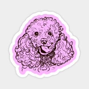 The Poodle Love of My Life Magnet