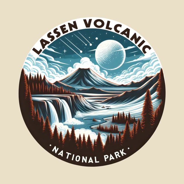 Lassen Volcanic National Park - Unique Design Inspired by California's Natural Beauty by Mr A.B