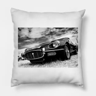 Classic British Sports Motor Car Pillow