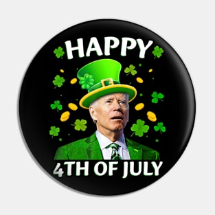 Happy 4th of July Funny Joe Biden Pin