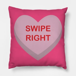 Swipe Right Pillow