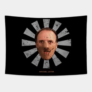 Hannibal Lecter Retro Japanese Tapestry